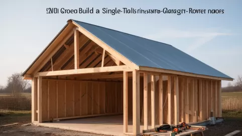 Jak zrobić dach jednospadowy na garażu